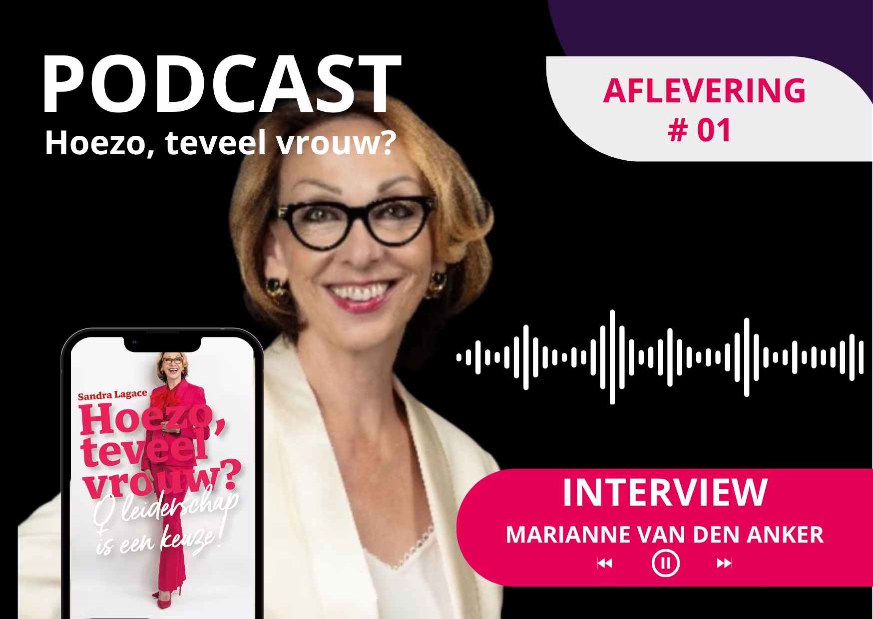 Afl 1 Podcast Interview met Marianne van den Anker voor de Podcast hoezo teveel vrrouw www.hoezoteveevrouw.nl
